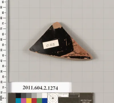 Terracotta fragment of a skyphos (deep drinking cup)