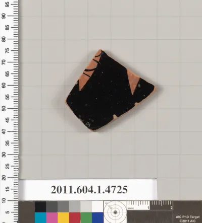 Terracotta fragment of a kylix (drinking cup)