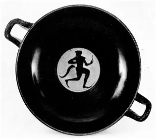 CUP A (ATHENIAN, BLACK-FIGURE)