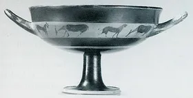 CUP, LITTLE MASTER BAND (ATHENIAN, BLACK-FIGURE)