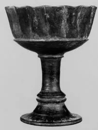 CHALICE (ETRUSCAN, BUCCHERO)
