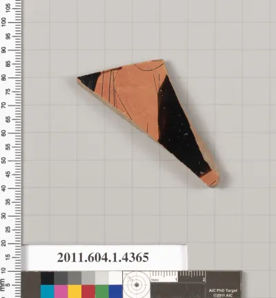 Terracotta fragment of a kylix (drinking cup)