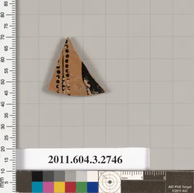 Terracotta fragment of an oinochoe (jug) or olpe (jug)