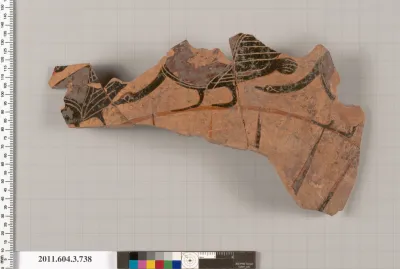 Terracotta fragment of a neck-amphora (jar)