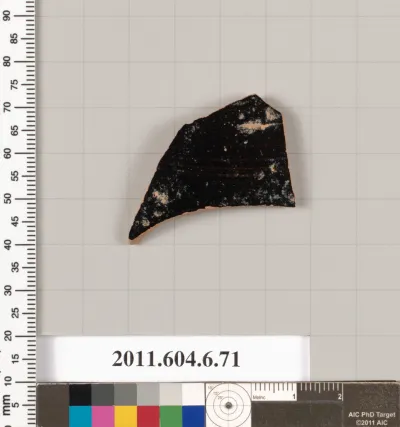 Terracotta fragment of an undetermined shape