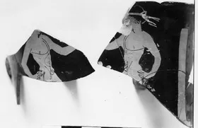 KANTHAROS, FRAGMENT (ATHENIAN, RED-FIGURE)