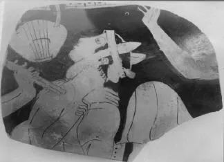 KRATER, COLUMN, FRAGMENT (ATHENIAN, RED-FIGURE)