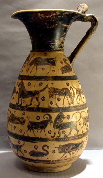 Terracotta olpe