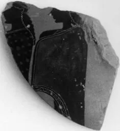 KRATER, COLUMN (?), FRAGMENTS (ATHENIAN, BLACK-FIGURE)