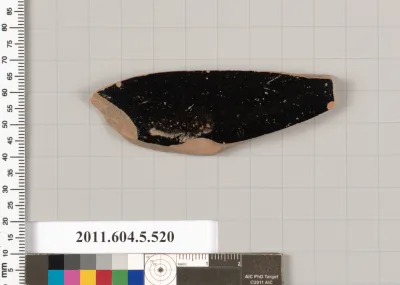 Terracotta fragment of a kylix (drinking cup)?