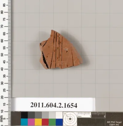 Terracotta fragment of a skyphos (deep drinking cup)