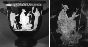 KRATER, BELL (ATHENIAN, RED-FIGURE)