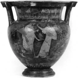 KRATER, COLUMN (ATHENIAN, RED-FIGURE)