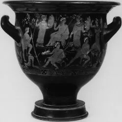 KRATER, BELL (ATHENIAN, RED-FIGURE)