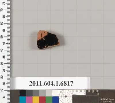 Terracotta fragment of a kylix (drinking cup)