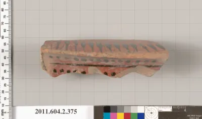 Terracotta fragment of a column-krater (bowl for mixing wine and water)