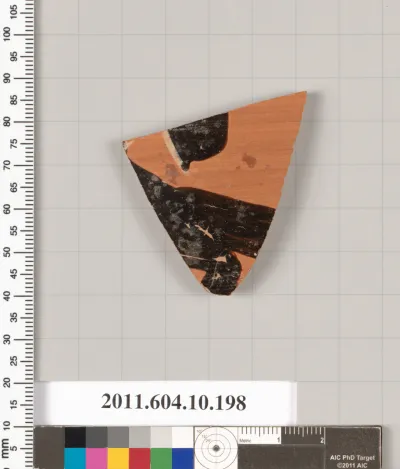 Terracotta fragment from a closed shape