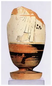 LEKYTHOS, FRAGMENT (ATHENIAN, RED-FIGURE)