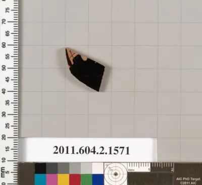 Terracotta fragment of a skyphos (deep drinking cup)