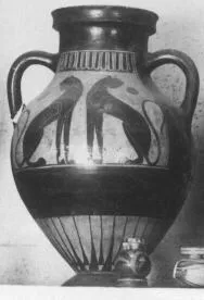 AMPHORA, BELLY, TYPE B (ATHENIAN, BLACK-FIGURE)