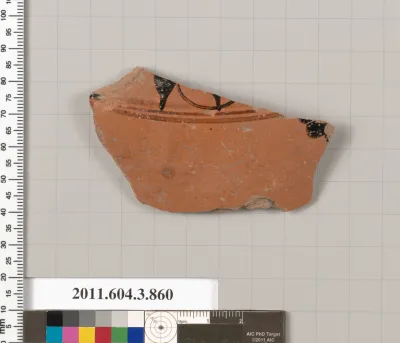 Terracotta fragment of a lekythos (oil flask)