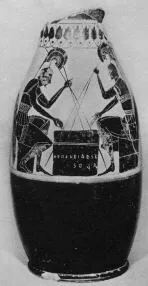 OLPE (ATHENIAN, BLACK-FIGURE)