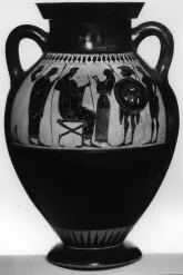 AMPHORA, BELLY, TYPE B (ATHENIAN, BLACK-FIGURE)