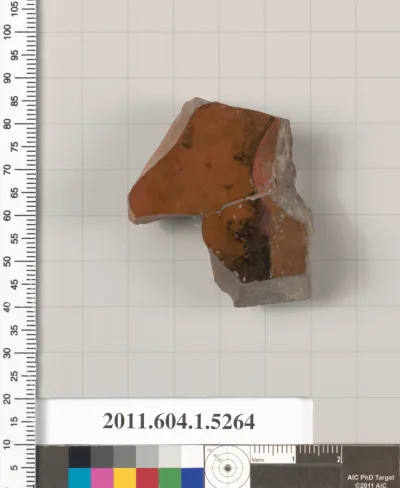 Terracotta fragment of a kylix (drinking cup)