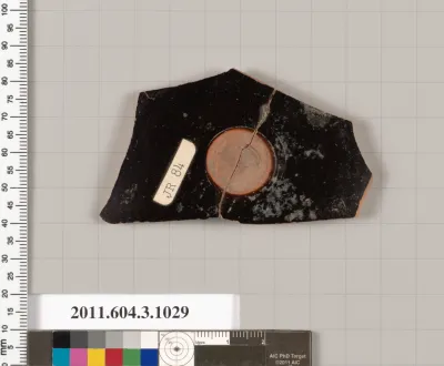 Terracotta fragment of a lid