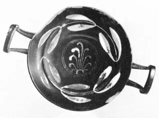 CUP, STEMLESS (SOUTH ITALIAN, BLACK GLAZE)