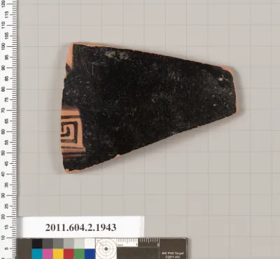 Terracotta fragment of a Nolan neck-amphora (jar)