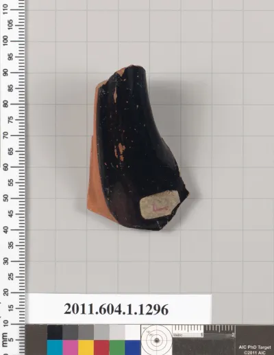 Terracotta fragment of a kylix (drinking cup)