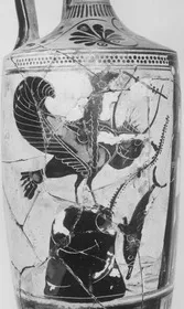 LEKYTHOS (ATHENIAN, BLACK-FIGURE)