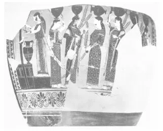 HYDRIA, FRAGMENT (ATHENIAN, BLACK-FIGURE)