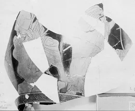 STAMNOS, FRAGMENT (ATHENIAN, RED-FIGURE)