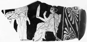 EPINETRON, FRAGMENT (ATHENIAN, RED-FIGURE)