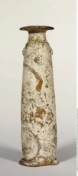Alabastron auf flacher Standfläche (Alabastron mit Fuβ)