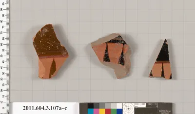 Terracotta fragments of amphorae (jars)
