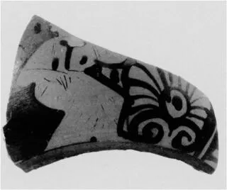 CUP SKYPHOS, FRAGMENT (ATHENIAN, RED-FIGURE)