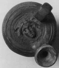 GUTTUS (ETRUSCAN, BLACK GLAZE)