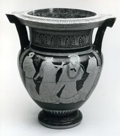 KRATER, COLUMN (ATHENIAN, RED-FIGURE)