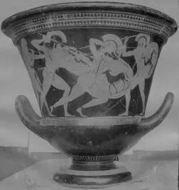 KRATER, CALYX (ATHENIAN, RED-FIGURE)