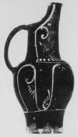 OINOCHOE (ETRUSCAN, BLACK GLAZE)