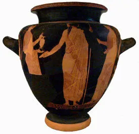 STAMNOS (ATHENIAN, RED-FIGURE)