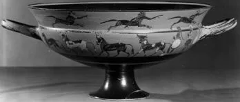 CUP, SIANA (ATHENIAN, BLACK-FIGURE)