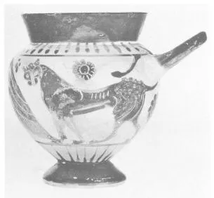 STAMNOS (CHALCIDIAN, BLACK-FIGURE)