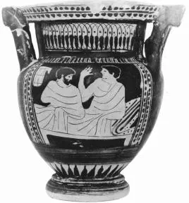 KRATER, COLUMN (ATHENIAN, RED-FIGURE)