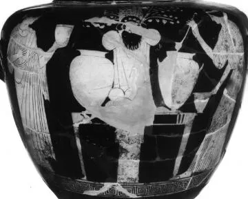 STAMNOS (ATHENIAN, RED-FIGURE)