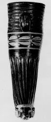 FIGURE VASE, RHYTON (SOUTH ITALIAN, APULIAN, RED-FIGURE)