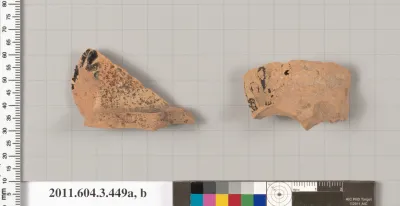 Terracotta fragments of a neck-amphora (jar)